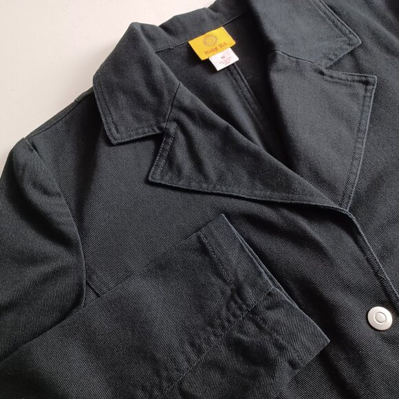 Ruby Rd. Vintage Twill Cotton Denim Blazer Jacket - Picture 4 of 16